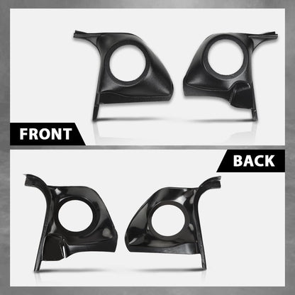 G-PLUS Speaker Kick Panels Pair Black Compatible with Chevy Monte Carlo El Camino Malibu, Fit Oldsmobile Cutlass Fit Pontiac Grand Prix, Buick Regal 1978-1988