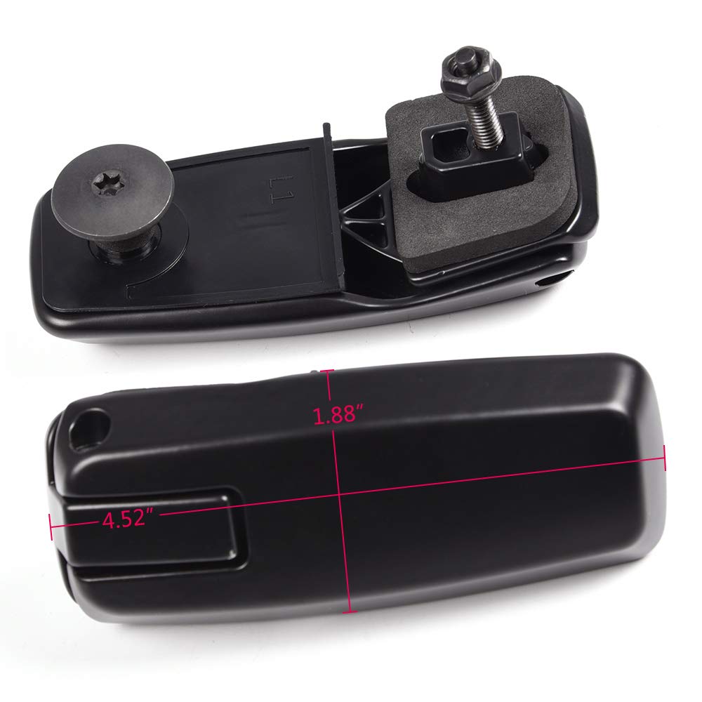 G-PLUS Rear Liftgate Glass Window Hinge Compatible with 2008-2012 Ford Escape/Mariner 2.5, 3.0L Pair Replaces # 8L8Z-78420A68-C, 8L8Z-78420A68-D