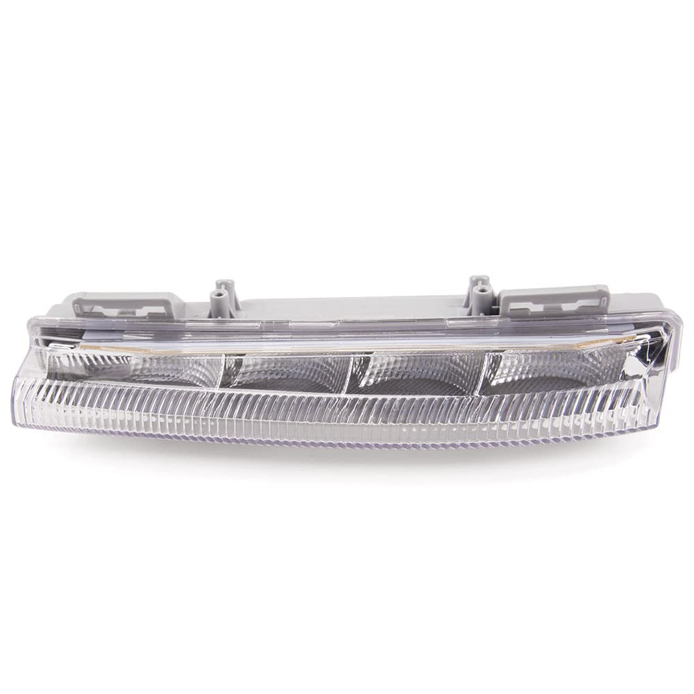 Replacement For Mercedes-Benz C-Class W204 S204 E-Class W212 SLK-Class R172 Front Left Side Daytime Running Light Assembly Super Bright Fog Driving Lamp w/LED Bulbs Replacement 2049068900