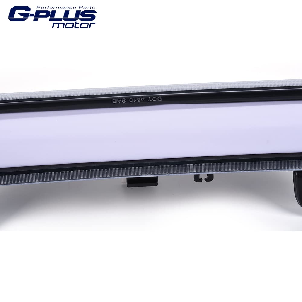 G-PLUS LED Third Brake Cargo Light Compatible With 2000-06 Chevy Suburban Tahoe GMC Yukon(ONLY For Liftgate Rear Doors),3RD Stop Tail Lamps (LED Strip Chrome Housing Clear Lens)