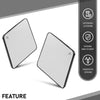G-PLUS Mirror Glass Heated Left+Right Upper Compatible with Ford F150 Pickup Truck 2013-2014,Fit Ford F250 F350 F450 F550 Super Duty 2008-2016 FO1324150, FO1325150 White
