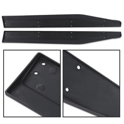 G-PLUS Side Skirt Extension Compatible with Ford Mustang 2015 2016 2017 2018 2019 2020 2021 2022 2023 W/Winglet GT500 Style Matte Black Side Skirt Extension Rocker Panel Driver Passenger Side Black