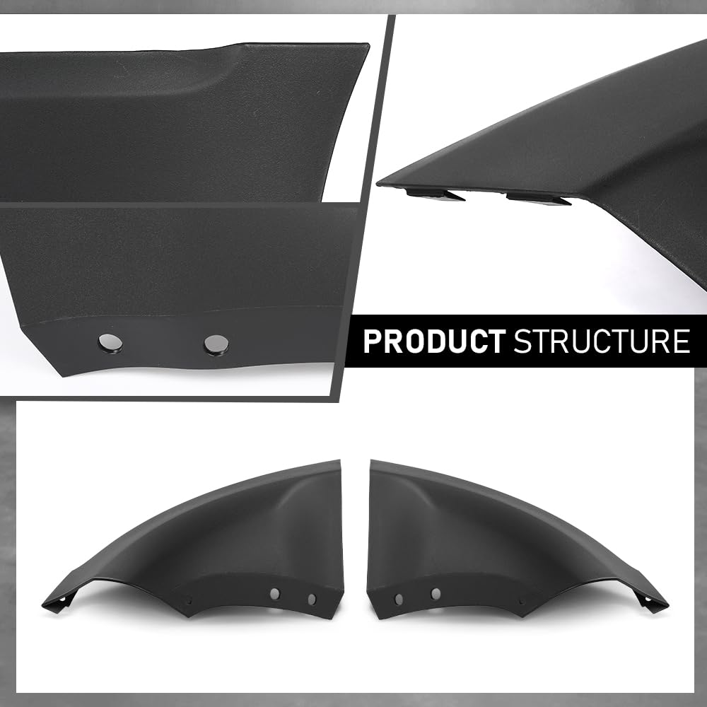 G-PLUS Pair Front Bumper Corner Cover, Compatible with Ford EcoSport 2018-2022, LH Driver & RH Passenger Side 2PCS, FO1017102, FO1016102