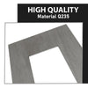 G-PLUS Weld on Lowering Truck Under Bed Frame 10" Tall Step C Notch Kit 3" Wide Silver