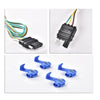 G-PLUS Universal 12V Magnetic Towing Light Kit Tail Lights Turn Signal Lamp Kit 20' 55lb Magnetic Strength, Red & Amber