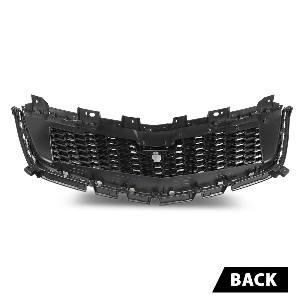 G-PLUS Front Bumper Upper Grille Compatible with Cadillac XT5 2017-2021 Gloss Black