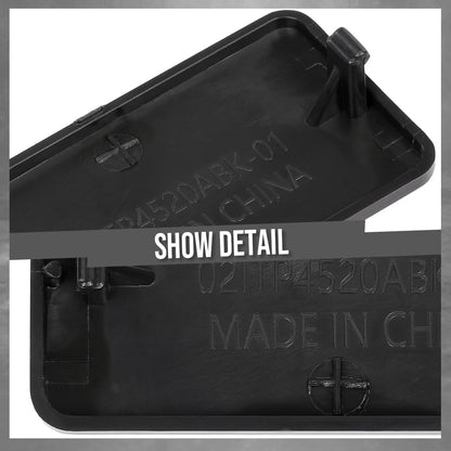 G-PLUS Dash Bezel Switch Delete Plate Insert Compatible with Chevy S10 & GMC Jimmy 1998-2005 Fit Chevy S10 Blazer & GMC Sonoma 1998-2004 15741365 Black