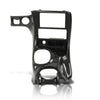 G-PLUS Double Din Radio Center Dash Bezel Kit, Compatible with Chevy Corvette C5 1997 1998 1999 2000 2001 2002 2003 2004 Carbon Fiber Black 10407815