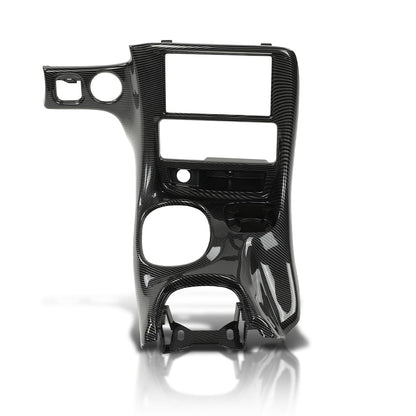 G-PLUS Double Din Radio Center Dash Bezel Kit, Compatible with Chevy Corvette C5 1997 1998 1999 2000 2001 2002 2003 2004 Carbon Fiber Black 10407815