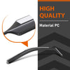 G-PLUS in-Channel Side Window Vent Visor Deflectors Rain Guards Compatible with Dodge Ram 2500 3500 Mega Cab/Crew Cab 2019-2026 Impact-Resistant PC 4 PCS Smoky