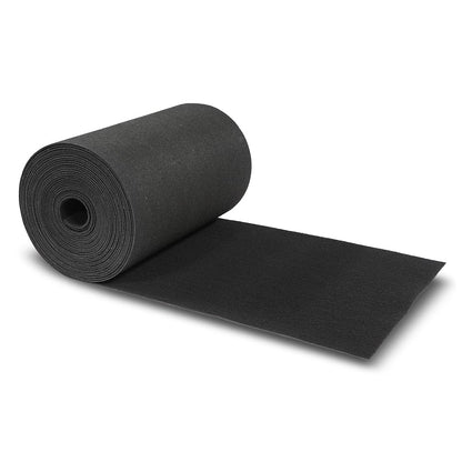 G-PLUS 18" x 50' Outdoor Ribbed Marine Carpet, Boat Trailer Bunk Carpet, Fit Boat Trailer Bunks Runner Docks Black