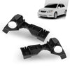 G-PLUS Front Left & Right Side Bumper Bracket Set Compatible with Toyota Corolla CE/LE/S 2003-2008 5211502061 Black