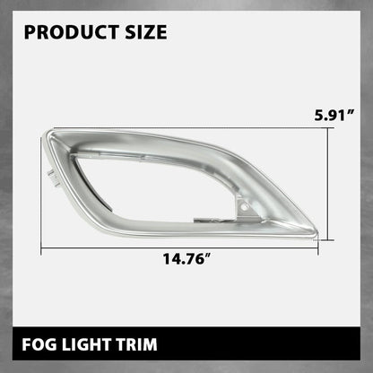 G-PLUS Fog Light Trim Driver and Passenger Side Compatible with Benz R320 R350 R500 R550 4Matic Base 2006-2010 MB1039169 MB1038169 2518852023 2518851923