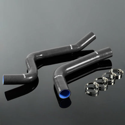 G-PLUS Coolant Silicone Radiator Hose Kit Compatible With Chevy Camaro/Firebird 1967-1969 68 Black
