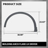 G-PLUS Front Left Fender Flare Wheel Opening Molding Arch Trim, Compatible with Audi Q3 2019-2024, Driver Side, AU8537177, 83A853717AGRU