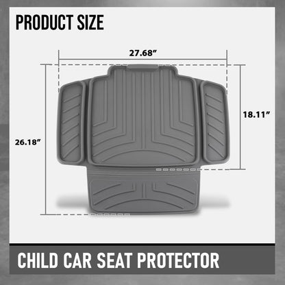 G-PLUS Child Car Seat Protector Compatible with Under Virtually Any Rear or Forward-Facing Child Car Seat or Booster Gray