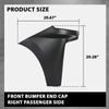 G-PLUS Front Bumper End Cap Extension Trim Right Passenger Side Compatible with Chevy Silverado 1500 2019-2022 Replacement for GM1017110