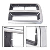 G-PLUS Front Headlight Headlamp Bezel Trim Chrome Surround Pair Compatible with Chevy G10 G20(submodel: Beauville, Chevy Van, Sportvan) 1992-1995/Fit Chevy G30 1992-1996 Headlight Bezel Silver