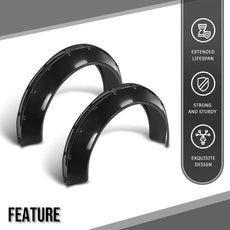 G-PLUS Fender Flares 4PCS for Honda Civic Accord Wide Body Black Product Specifications
