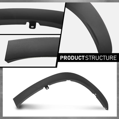 G-PLUS Fender Trim Molding Moulding Rear Driver Left Side Compatible with Toyota Highlander 2020-2023 750880E030