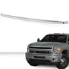 G-PLUS Hood Molding Trim Moulding Chrome Compatible with Chevy Silverado 2500 HD 3500 HD 2011 2012 2013 2014 20963700, GM1235124 Grille Inserts
