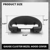 G-PLUS Gauge Cluster Bezel Hood Cover Compatible with Mazda Miata 1990-1993 Dashboard Bezel Replacement for NA01-55-420B-00, NA0155420B00
