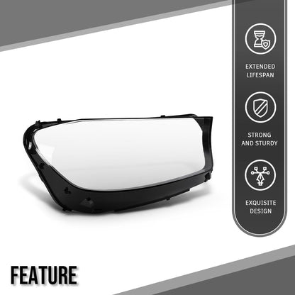 G-PLUS Headlight Lens Cover Compatible with Benz GLS X167 GLS350 GLS350d GLS500 GLS550 GLS450 GLS580 2020 2021 2022 2023 Fit Benz GLS63 AMG 2021 2022 2023 Right Side Front Headlamp Lens Cover Clear