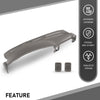 G-PLUS Upper Dashboard Dash Cover Compatible with Chevy Silverado GMC Sierra 1500 2500HD 3500 1999-2006/ Chevy Avalanche Tahoe 2000-2006/ GMC Yukon 2001-2006 (Gray)