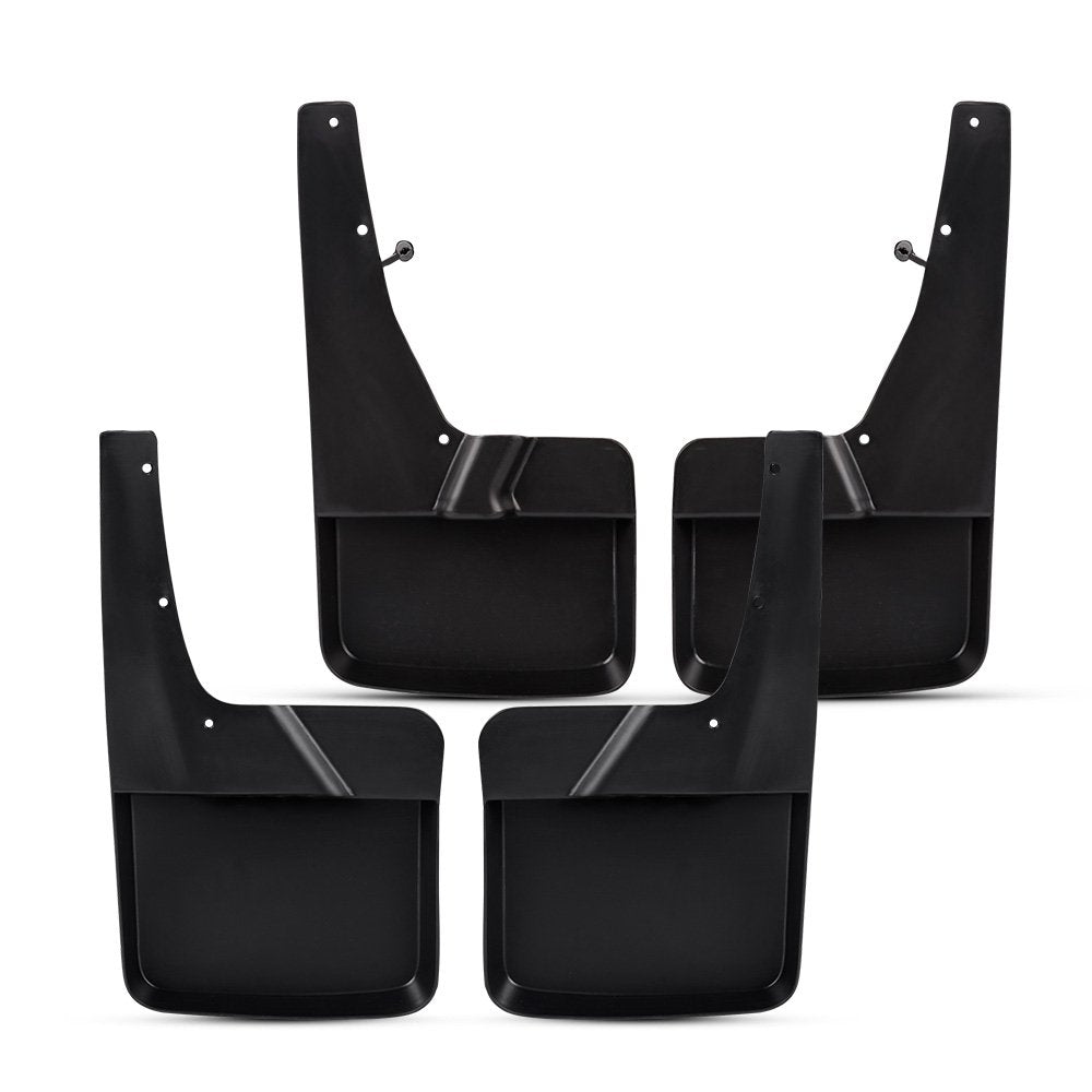 G-PLUS Front & Rear Mud Flaps Splash Guard Wheel Mudguards Kit Compatible with 2009-2018 Dodge Ram 1500 2500 3500 Black