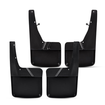 G-PLUS Front & Rear Mud Flaps Splash Guard Wheel Mudguards Kit Compatible with 2009-2018 Dodge Ram 1500 2500 3500 Black