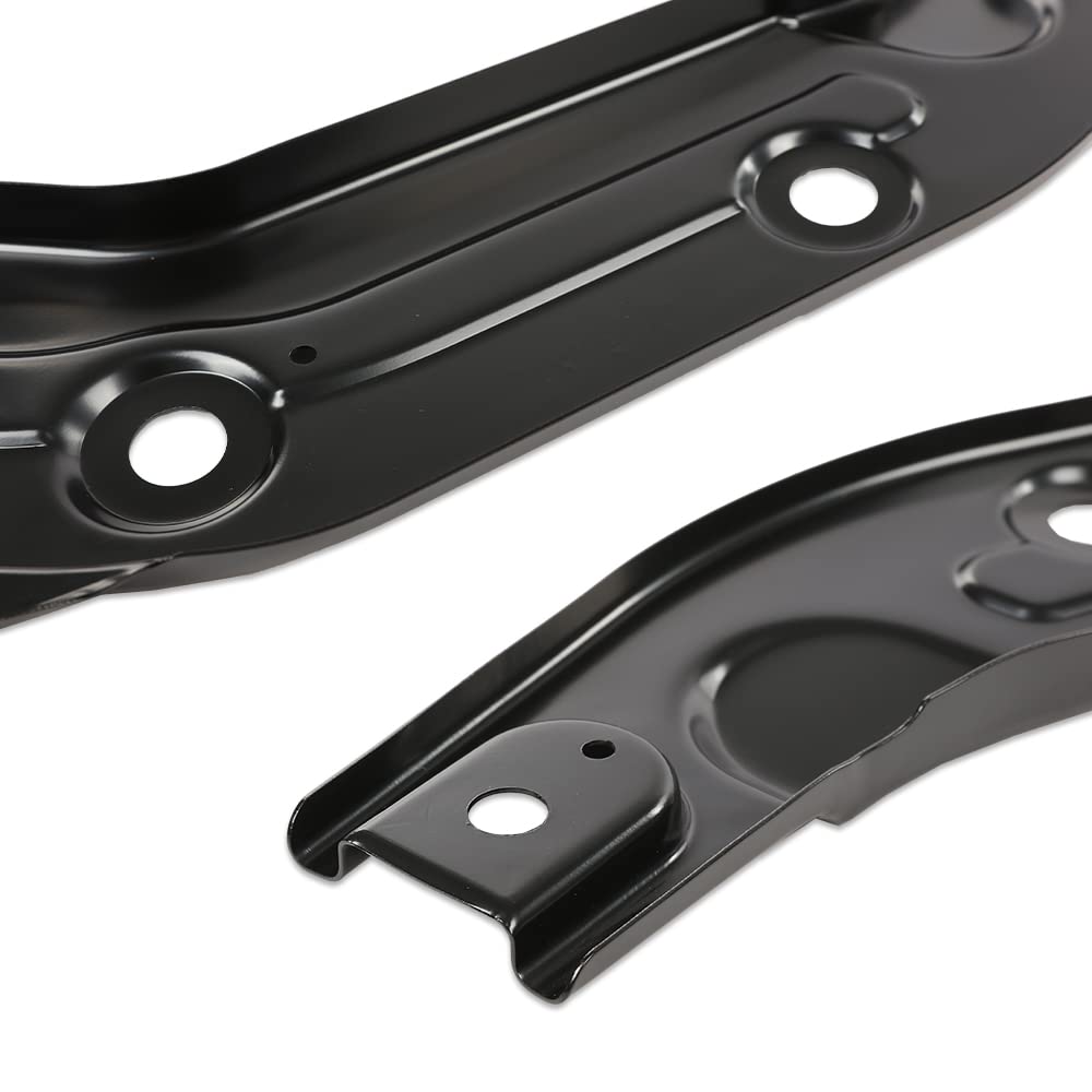 G-PLUS Radiator Support Front Left & Right Compatible with 2014-2015 Passat TDI SEL Premium 2013-2015 Passat Wolfsburg Edition 2012-2013 Passat SEL/TDI/SEL 561805932 VW1222103 VW1222102 Black
