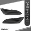 G-PLUS Pair Front Bumper Fog Light Lamp Cover, Compatible with Ford Fiesta 2014-2019, LH Driver & RH Passenger Side 2PCS, D2BZ15266AA, D2BZ15266BA