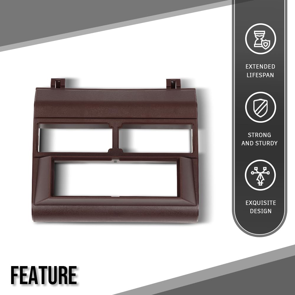 G-PLUS Car Stereo Radio Dash Kit Pocket Bezel Trim W/O Wire Harness Compatible with 1992-1994 Chevy Crew Cab Dually/Full Size Blazer/Suburban Red