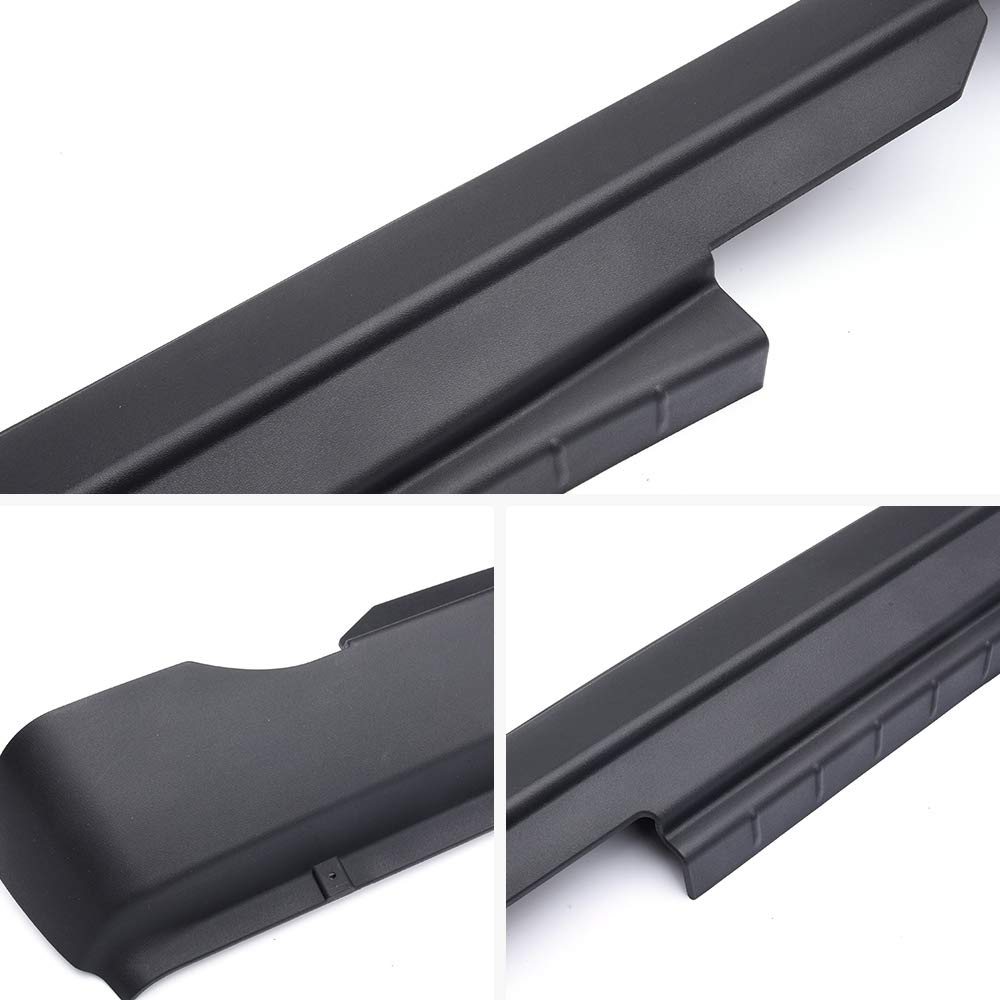 G-PLUS Rocker Panel Guard Sill Trim Compatible with 2009-2018 Dodge Ram Crew Cab,Rocker Panel Protector Guard Cover Trim Matte Black Textured Finish 14064