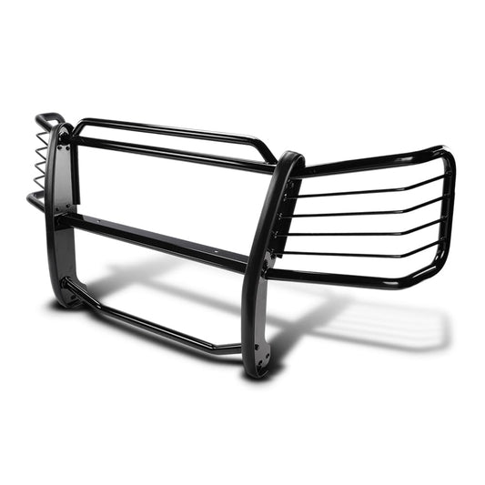G-PLUS Bumper Grille Grill Brush Guard Compatible with Chevy Avalanche 1500 2002-2006(With Body Cladding) Black