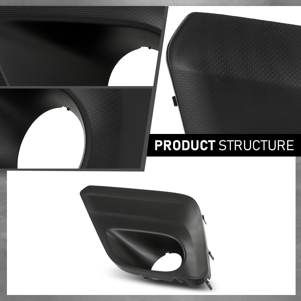 G-PLUS Front Fog Light Cover Bezel Trims, Compatible with Subaru Forester 2019-2021, LH Driver & RH Passenger Side 2PCS, 57731SJ050, 57731SJ040