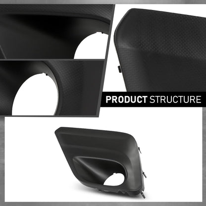 G-PLUS Front Fog Light Cover Bezel Trims, Compatible with Subaru Forester 2019-2021, LH Driver & RH Passenger Side 2PCS, 57731SJ050, 57731SJ040