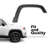 G-PLUS Front Right Fender Flare Compatible with Jeep Renegade 2015-2021 Wheel Opening Molding Arch Trim Black