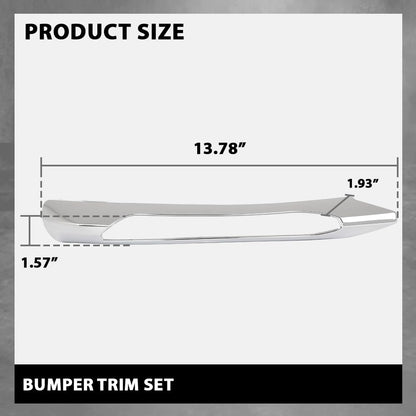 G-PLUS Front Bumper Trim Set Left & Right Compatible with Benz C250 C300 C350 4Matic & Base 2012-2015 2048853074