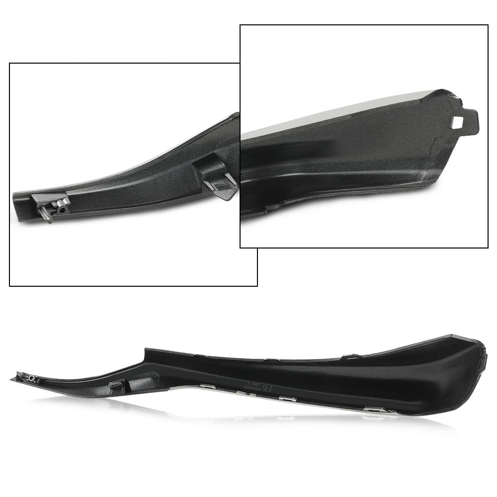 G-PLUS Front Bumper Side Trim Left Right Set Silver Compatible with Toyota Camry XSE SE 2021-2023 52163F4020 52164F4020 TO1139101 TO1138101