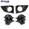 G-PLUS Compatible with Toyota Vios Yaris Belta Sedan 2013 2014 2015 2016 Front Bumper Driving Fog Light Lamps Assembly With H11 Bulbs Switch Wiring Kit Pairs