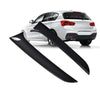 G-PLUS Rear Window Spoiler Side Wing Trim Cover Compatible with 2015-2017 BMW 1 Series F20 (Carbon Black)