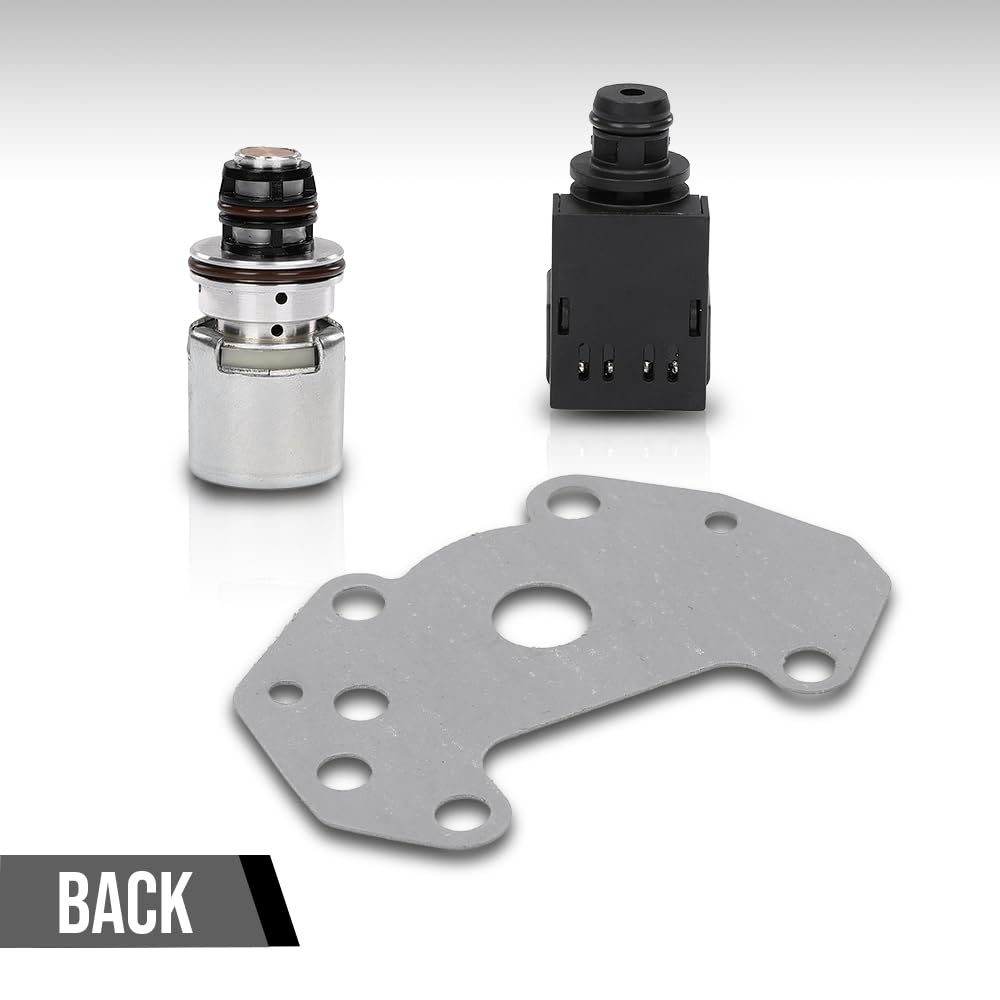 G-PLUS Governor Pressure Solenoid Sensor Set Fit 2000-2025 Dodge Jeep Chrysler Rear Wheel Drive Overdrive Models A500, A518, A618, 42RE, 46RE, 47RE D12432A, D12415C Black