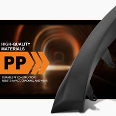 G-PLUS Fender Flare for Dodge Ram 4500 5500 2019-2025 Front Driver Black Close-up View