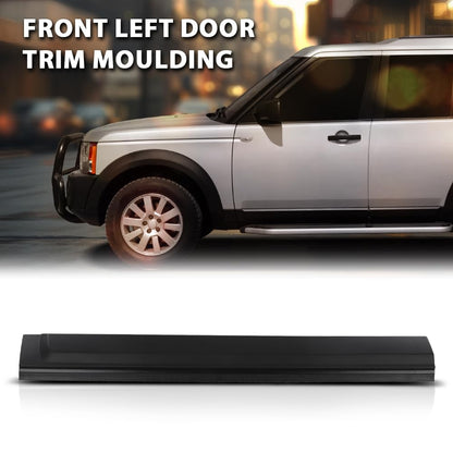 G-PLUS Front Left Door Body Moulding Trim Compatible with LR3 2005-2009, Compatible with LR4 2010-2016 Black