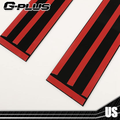 G-PLUS Exterior Pillar Moulding Trim Cladding Under Fuel Door Trim Left Driver Side Compatible with Ford Transit (Gas Engine Only) 150 250 350 2015-2019 BK3Z6129077AA, BK3Z6129077AB