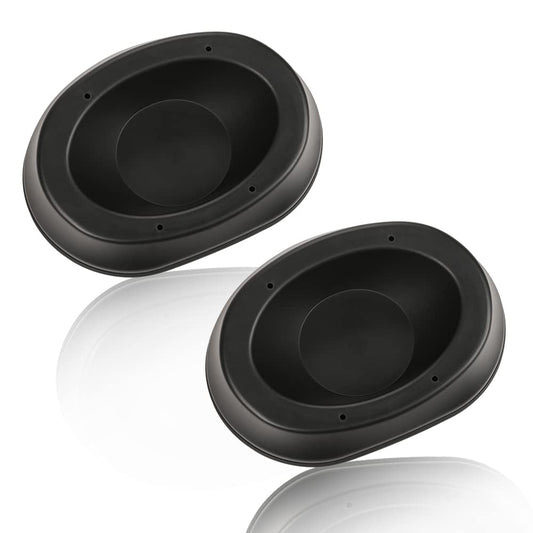 G-PLUS Install 6 x 9 Speakers Universal Angled Speaker Enclosures Boxes Pods Surface Mount Compatible with Rear Deck Door Car Truck ATV Marine,2PC