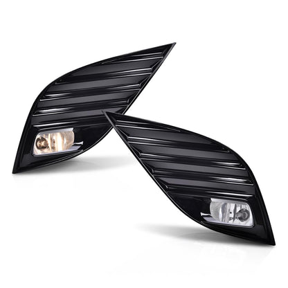 G-PLUS Bumper Fog Light Lamp w/Bezel+Switch Compatible with TOYOTA CAMRY SE XSE 2018-2020 81482-06170, 81482-06180, 81481-06170, 81481-06180