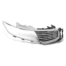 G-PLUS Bumper Grille Insert for Lincoln MKX 2016-2018 Black Silver Right Side