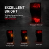 G-PLUS Rear Left Tail Light Assembly Fit Ford F250 F350 F450 Super Duty 2020 2021 2022, Fit Factory Halogen w/Blind Spot Monitor Model, Left Driver Side Rear Lamp, Red Lens, FO2800279